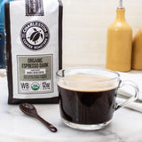 Charleston Coffee Roasters | Specialty Organic Whole Bean Coffee | Hand Picked, Premium Slow Roast | (Espresso Dark, Bold Roast) 12oz