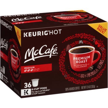 McCafe Premium Medium Roast Coffee K-Cup Pods, 36 count