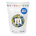 M&M’S Milk Chocolate Baptism for Boy Candy, 2 lb Bag of Bulk Candy with Printed Cross Clipart, Perfect for Christening Gifts, Cupcakes, Party Favors