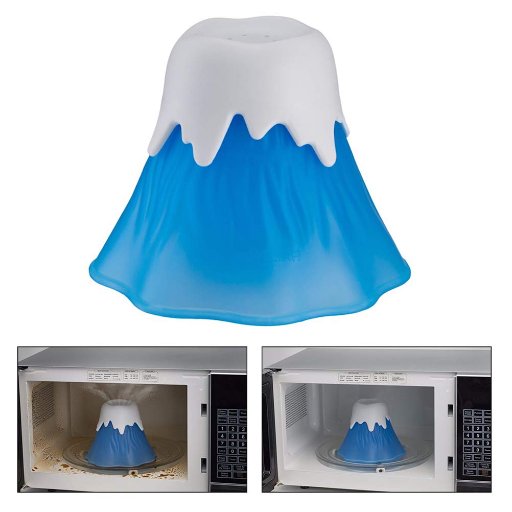 Macabolo Microwave Nsteam Cleaner, Erupting Volcano High Temperature Microwave Kitchen Gadget Tools for Home Office