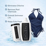 Forever New Stretch Active Wear Laundry Detergent, Liquid, Original Scent, 32 Fl Oz - Ideal for Workout Clothes, Swimwear, Yoga Wear, Athletic Gear