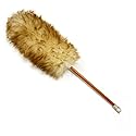 (New) Alta Dusting Products 23" Premium Australian Lambs Wool Duster with Stained Wooden Handle and White Molded Hook