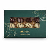 OMNIYA Delicacy - Chocolate Exquisite Dates Box (1 Count, 16-Piece Medjool Dates) - Stuffed & Coated with Milk Chocolate, Pistachio, Caramel & Lotus