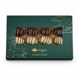 OMNIYA Delicacy - Chocolate Exquisite Dates Box (1 Count, 16-Piece Medjool Dates) - Stuffed & Coated with Milk Chocolate, Pistachio, Caramel & Lotus