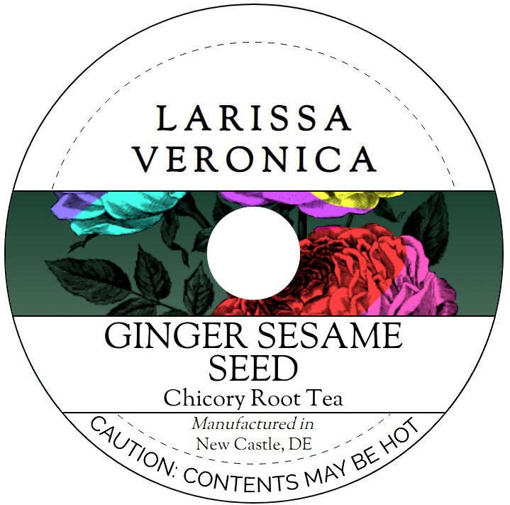 Ginger Sesame Seed Chicory Root Tea (Single Serve K-Cup Pods) (12 pods, ZIN: 577540) - 3 Pack