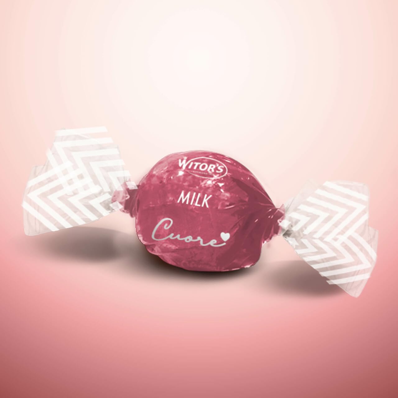Witor's Chocolates, Cuore Chocolate Truffles with Creamy Filling, Italian Truffles, Made in Italy, Perfect for Gifting (5.11 Ounce, Milk Chocolate)