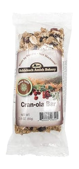 Schlabach Amish Bakery Soft & Chewy Grand-Ola Granola Bars, Case Pack of 12/2.8 oz. Bars (Cran-ola)