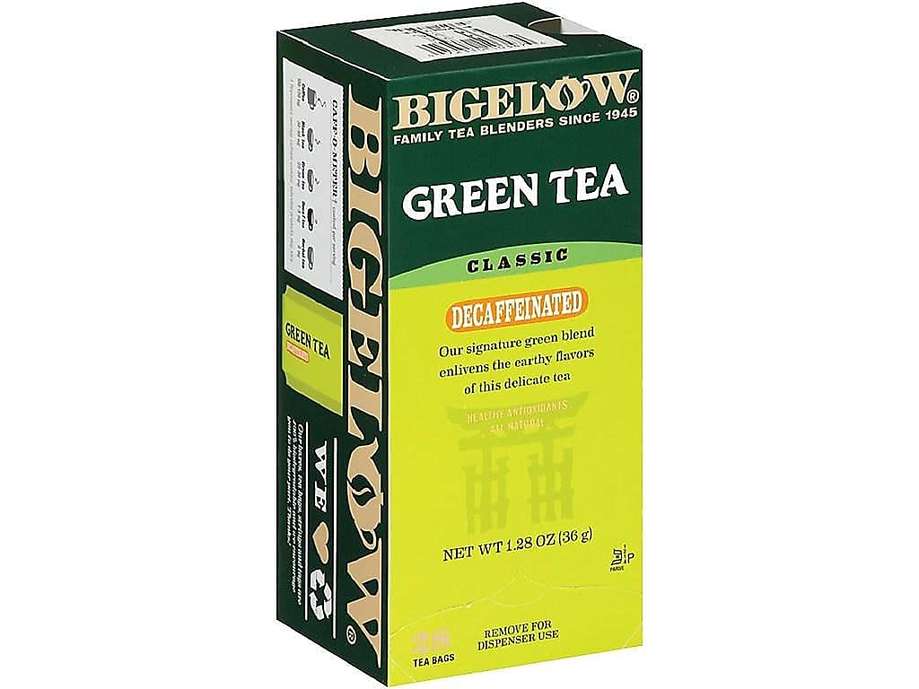 Bigelow Decaffeinated Green Tea 28-Count Box (Pack of 1)
