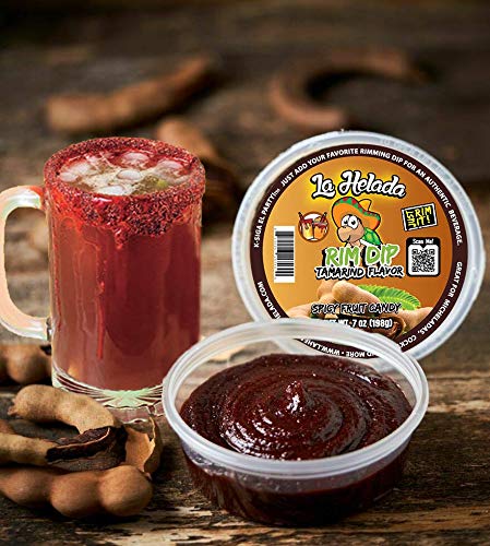 La Helada Tamarind Flavored Rim Dip Paste! Escarchador/Rimmer/Rim Dip for Drinks, Cocktails and Micheladas!