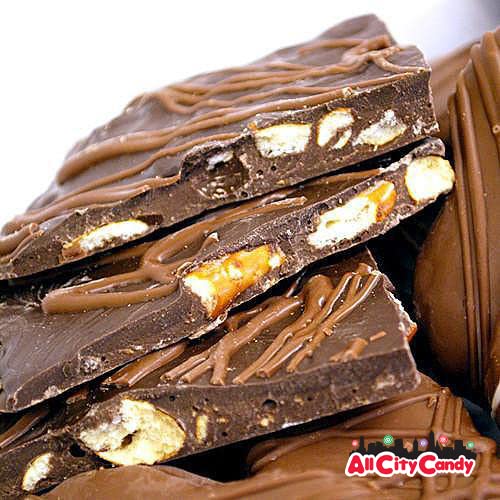 All City Candy's Cravings Collection Gourmet Hand Dipped Chocolate Covered Pretzels and Cookies Basket