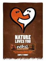 Nakd Bars, Berry Delight Raw Fruit and Nuts, Gluten Free, Vegan, 18 Count