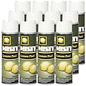 Misty Air Freshening Deodorizing Spray - Lemon Peel - 10 oz (Case of 12) - 1001842 - Premium Odor Neutralizer for Smoke, Organic Decay, and Other