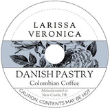 Danish Pastry Colombian Coffee (Single Serve K-Cup Pods) (Gourmet, Naturally Flavored, Whole Coffee Beans) (12 pods, ZIN: 572507)