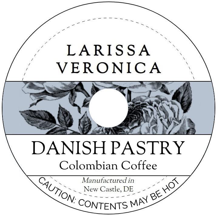 Danish Pastry Colombian Coffee (Single Serve K-Cup Pods) (Gourmet, Naturally Flavored, Whole Coffee Beans) (12 pods, ZIN: 572507)