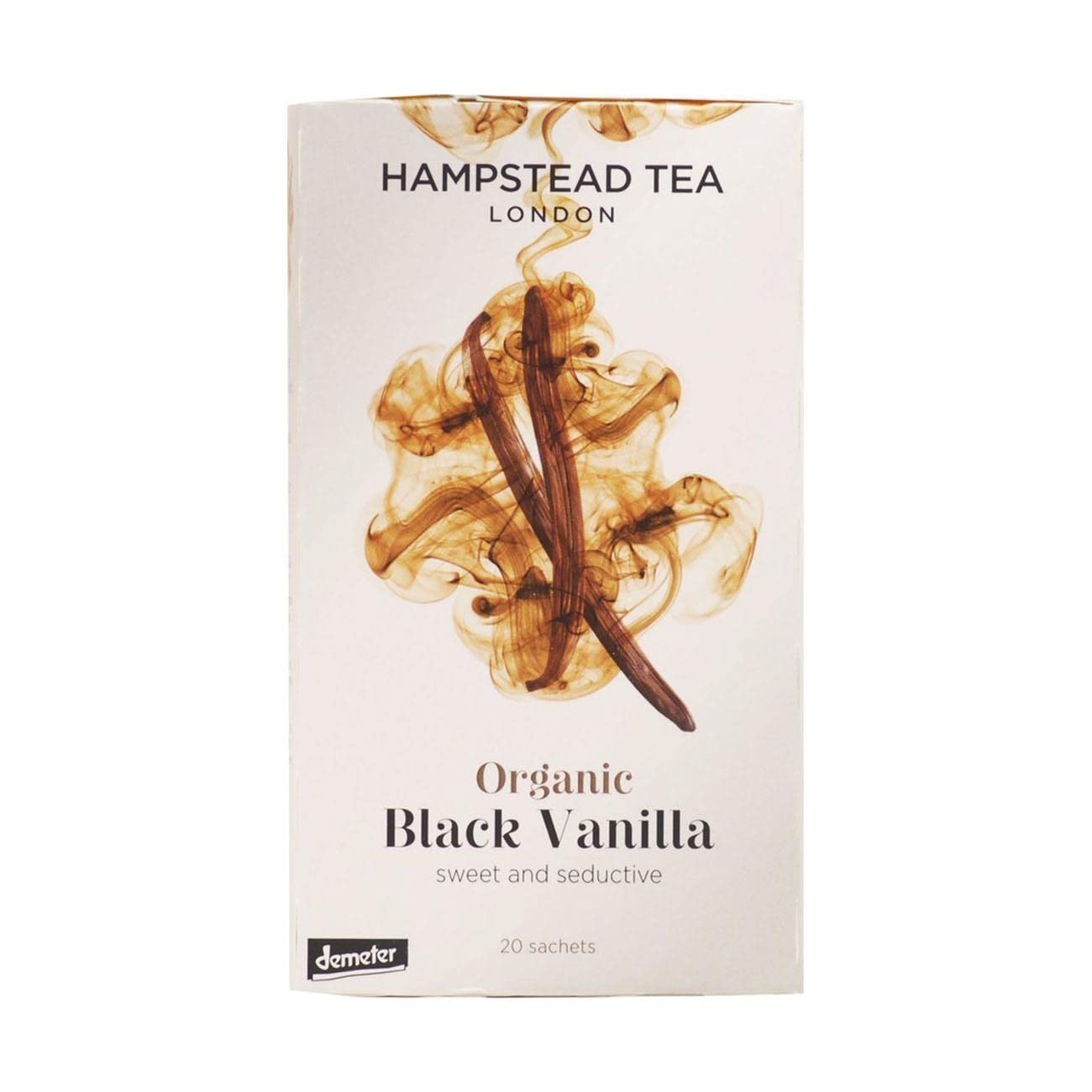 Hampstead Tea Organic Black Vanilla Tea (20 Sachets/30g)