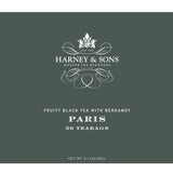 Harney & Sons Paris Black Tea | 50 Tea Bags | Fruity Vanilla & Caramel Blend with Hint of Lemony Bergamot
