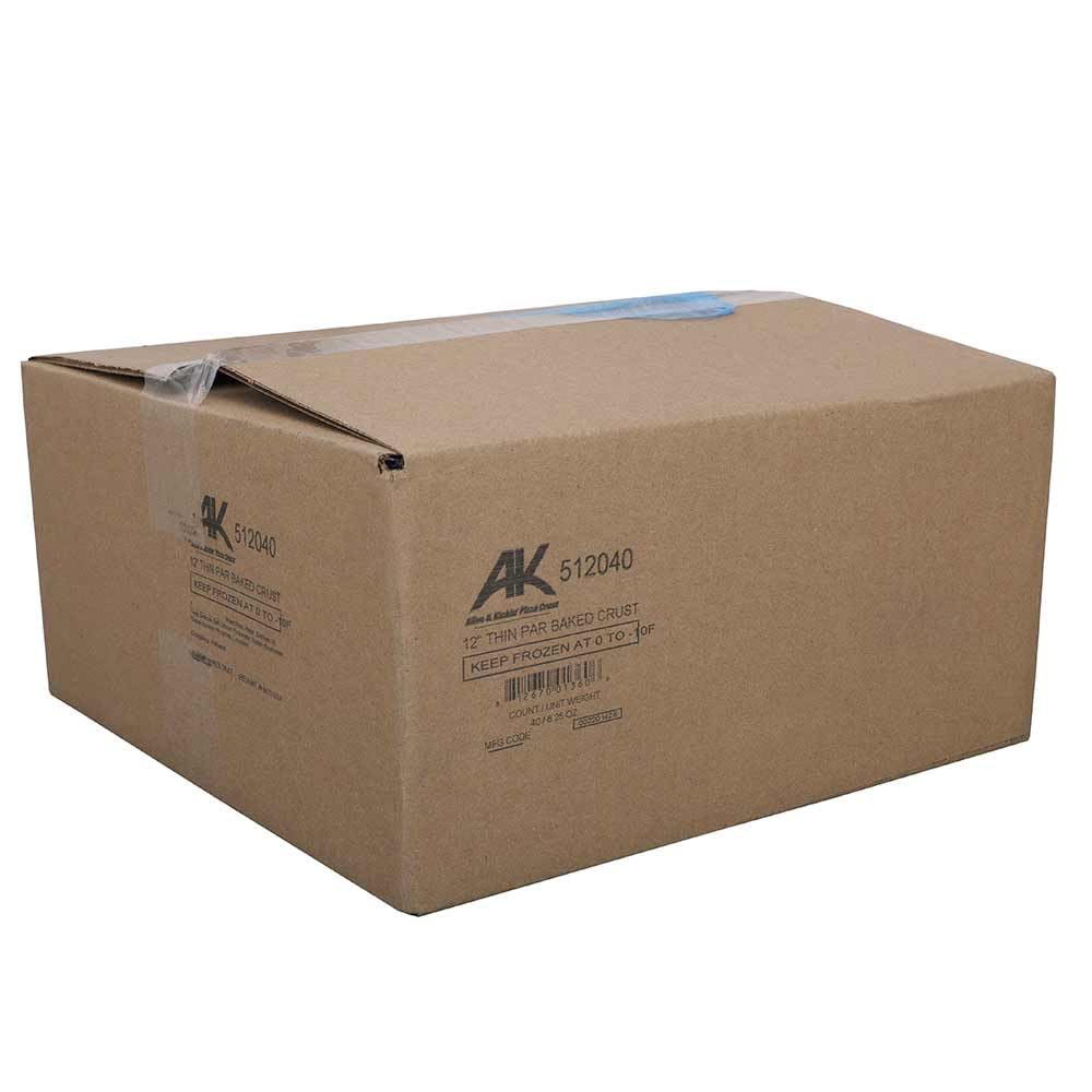 Alive and Kicking Par Baked Pizza Crust, 12 inch -- 40 per case.