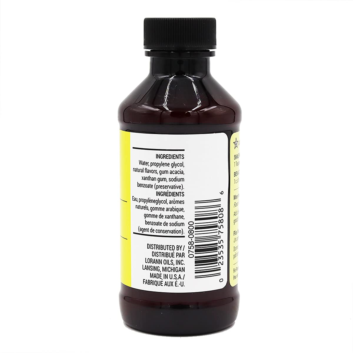 Lorann Oils Lemon Bakery Emulsion: Tangy Lemon Essence, Perfect for Amplifying Citrus Tones in Cakes, Cookies & Desserts, Gluten-Free, Keto-Friendly