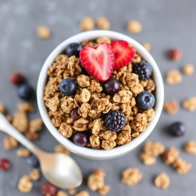 Gluten Free Granola - 1 lb of a Sweet Delicious Fresh Crunchy Snack in Resealable Bag to Ensure Freshness