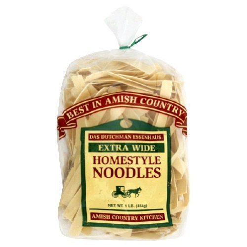 Essenhaus Amish Country Homemade Noodles, X-Wide, 16-Ounce Bags (Pack of 6) by Essenhaus