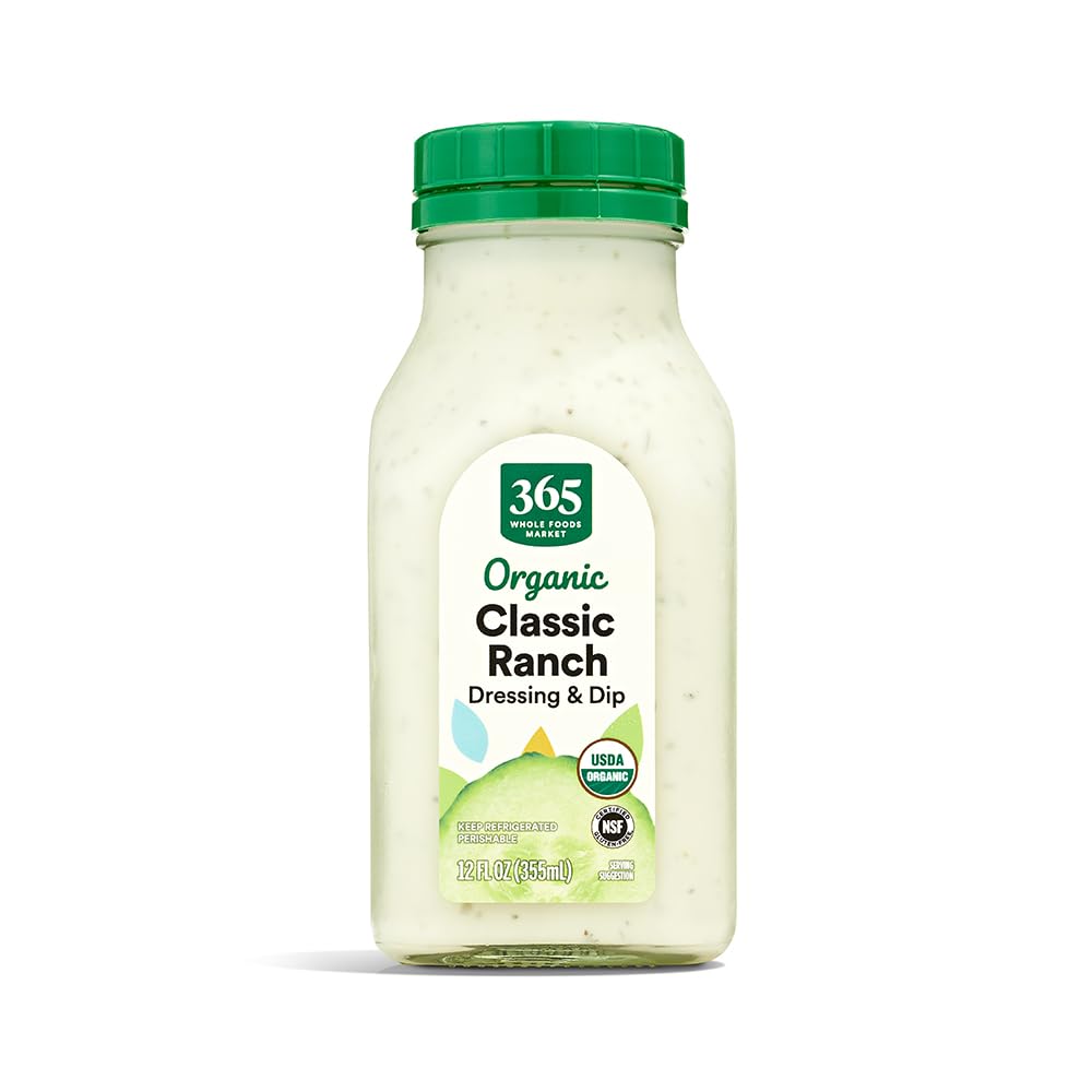365 by Whole Foods Market, Organic Classic Ranch Dressing, 12 Fl Oz