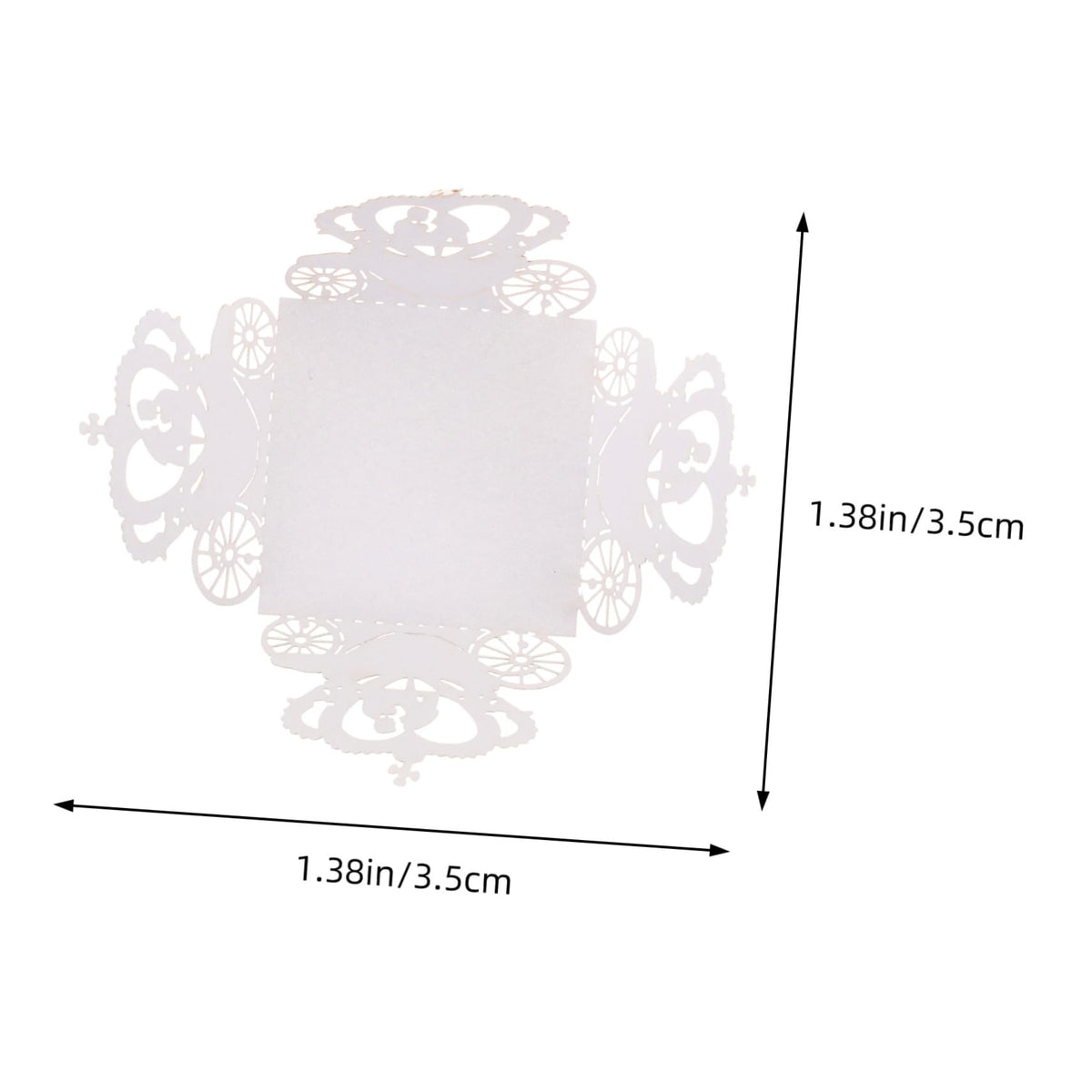 Didiseaon 50pcs Chocolate Wrapping Papers Hollow Design Elegant Candy Packaging for Weddings Parties and Special Occasions Lightweight and Convenient