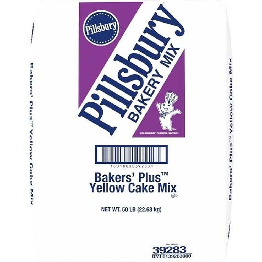 Pillsbury Baker's Plus Yellow Cake Mix, 50 Pound