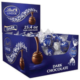 Lindt Chocolate Lindor Truffles, Dark Chocolate, Great for Holiday Gifting, 60 Count(Pack of 1)