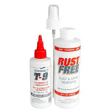 RailFX RFX-E-Z Clean/R Stainless Steel Cleaner and Protectant, 8 oz. Spray-on Rust and Stain Remover and a 4 oz Bottle of protectant, Dissolves Minor