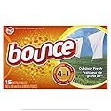Bounce Outdoor Fresh Scented Fabric Softener Dryer Sheets, 15 Count