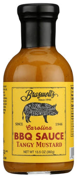 Braswells Tangy Mustard BBQ Sauce, 355 ML