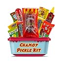Ricos Jumbo Chamoy Pickle Kit, Mexican Candy Mix Ready to make the Famous TikTok Trend, Includes Ricos Jumbo Dill Pickle in Chamoy Souce, Baby Lucas