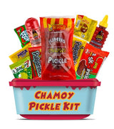 Ricos Jumbo Chamoy Pickle Kit, Mexican Candy Mix Ready to make the Famous TikTok Trend, Includes Ricos Jumbo Dill Pickle in Chamoy Souce, Baby Lucas
