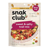 Snak Club Sweet and Salty Trail Mix with Peanuts, Butter Toffee Peanuts, Chocolatey Candies, Toasted Corn, Honey Sesame Sticks, and Almonds, Kosher