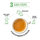 QuikTea Masala Unsweetened Chai Tea Latte - Bold Masala Flavor, Naturally Caffeine-Light, Preservative-Free, No Sugar Added - 640g of Perfection