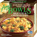 Amy's Frozen Meals, Broccoli & Cheddar Bake Bowl, Made With Organic Vegetables, Microwave Meals, 9.5 Oz