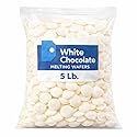 White Chocolate Melting Wafers, 5 lb Bag, Smooth Melting Chocolate for Baking