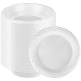 Blue Sky 50 Count Disposable Plastic Bowls, 18 oz., White