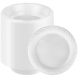 Blue Sky 50 Count Disposable Plastic Bowls, 18 oz., White