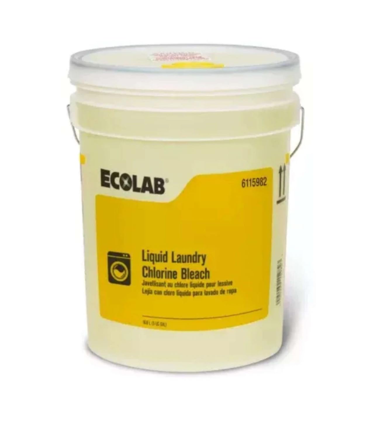 Ecolab 15982 Liquid Laundry Destainer, 5 GAL