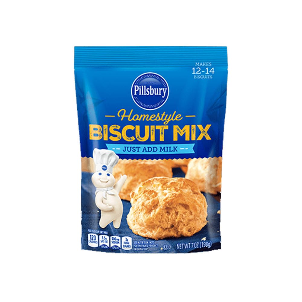 Pillsbury Homestyle Biscuit Mix, 7 oz - Palatize Pack of 2