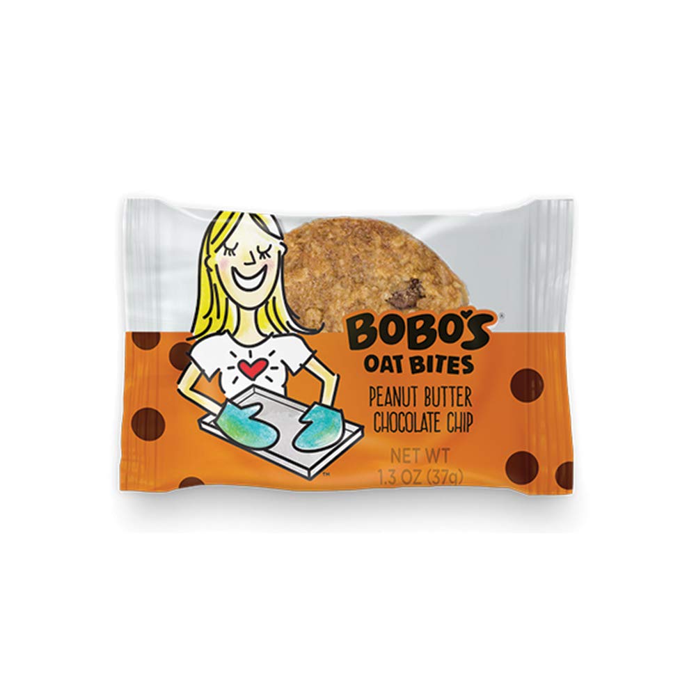 Bobo's Oat Bites, Peanut Butter Chocolate Chip, 1.3 Ounce-5 Count(Pack of 1)