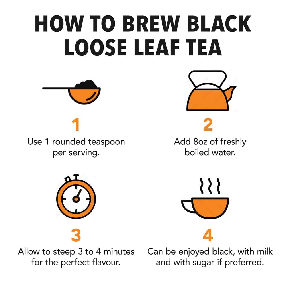 Twinings Earl Grey Loose Tea Tins, 7.05 Ounce Tins (Pack of 1), Smooth, Flavourful, Robust Black Tea Leaves, Caffeinated, Enjoy Hot or Iced