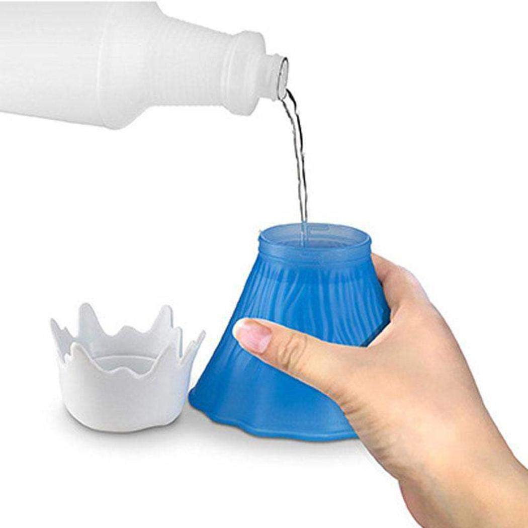 Evelove Microwave Oven Cleaner Steam Volcano Shape Home Kitchen Gadget Cleaning Tool Kitchen Cleaners
