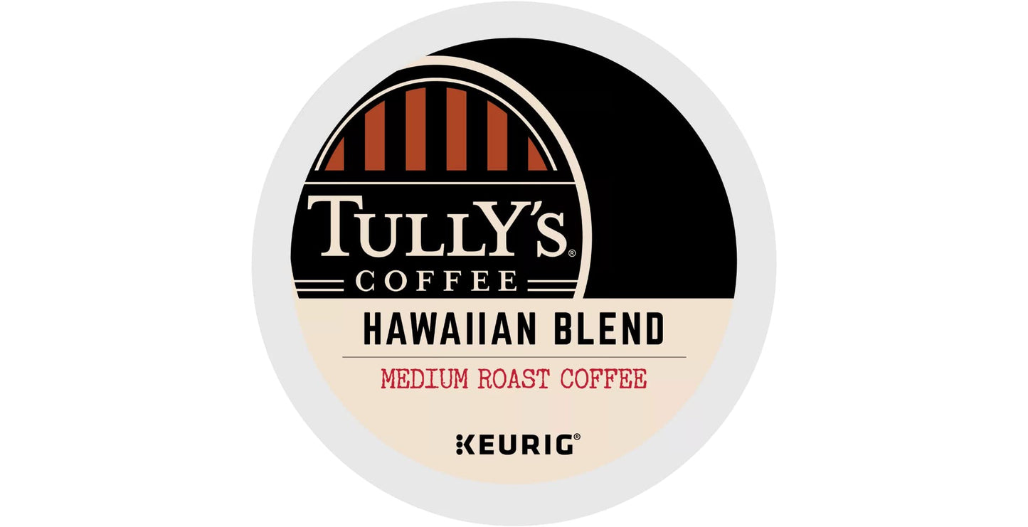 Tully's Coffee Hawaiian Blend 24 K-Cups (pack of 3)