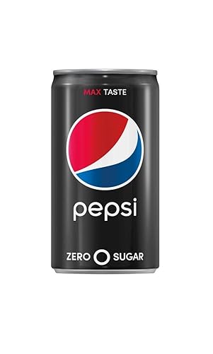 Pepsi Max Soda 7.5oz Mini Cans 3/8 Packs (24 Cans)