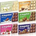 Schogetten Assortment of German Chocolates 6 Variety Pack, 100gram Each