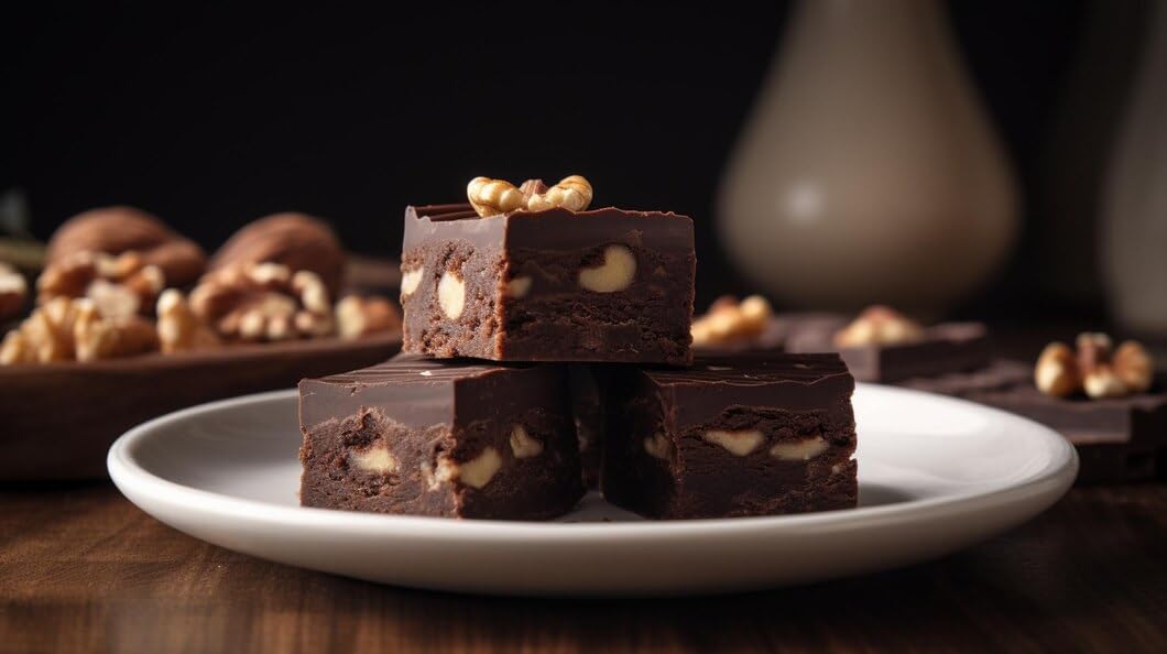 8oz. Nuts To You Smooth Chocolate Walnut Kettle Fudge | Fresh Gourmet Candy | Decadent and Delicious Handcrafted Fudge