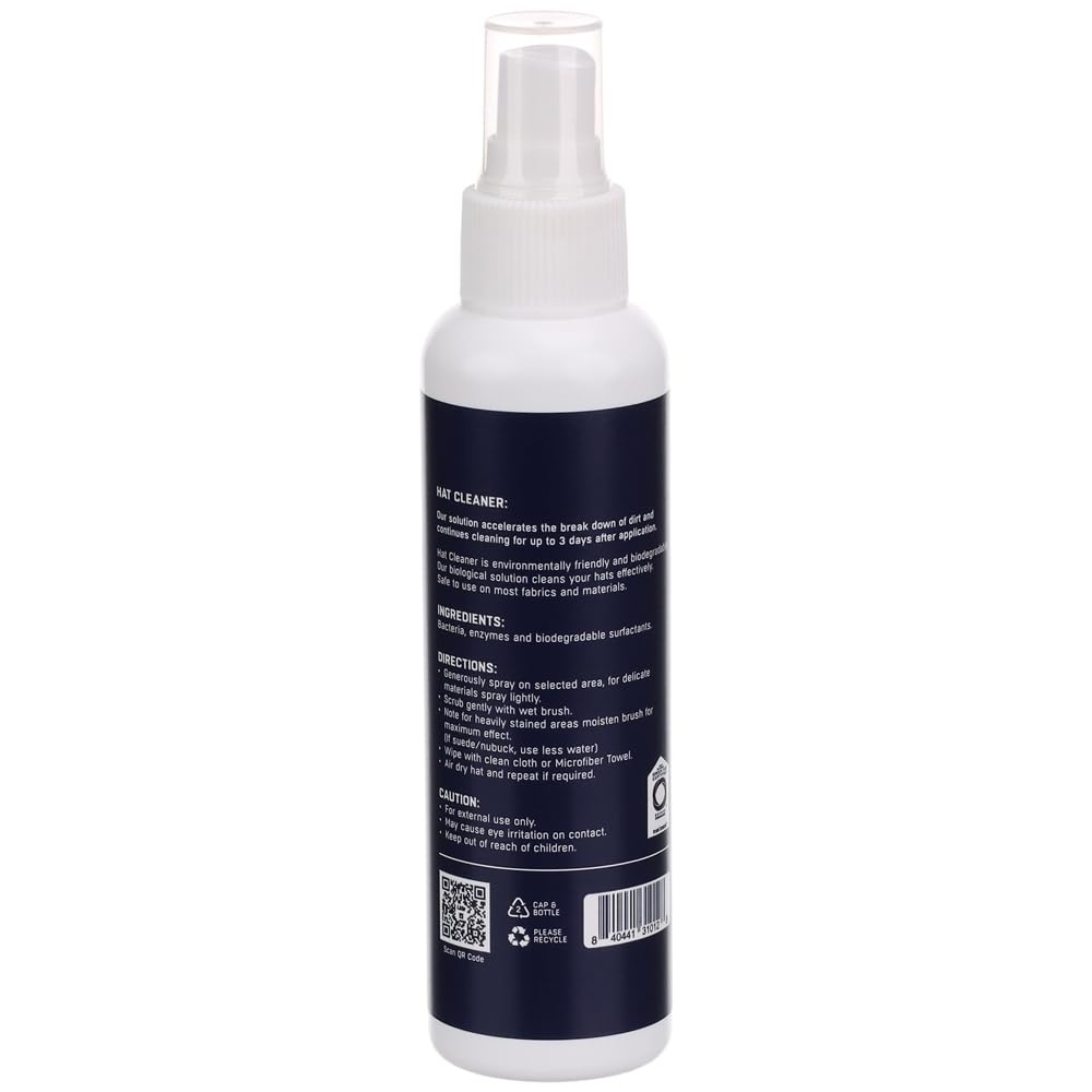 Lids Premium Hat Cleaner Spray (4.2 fl oz) - Plant-Based, Biodegradable Cap Cleaning Mist | Cleans & Protects for 3 Days | Non-Toxic, Skin-Safe Odor