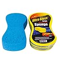 UCS HS Ultra Gloss Powerful Magic Sponge: Make Dirt Disappear in Seconds - Ideal for Car Wash, Kitchen, Bathroom, and Household Tasks - Giant Durable